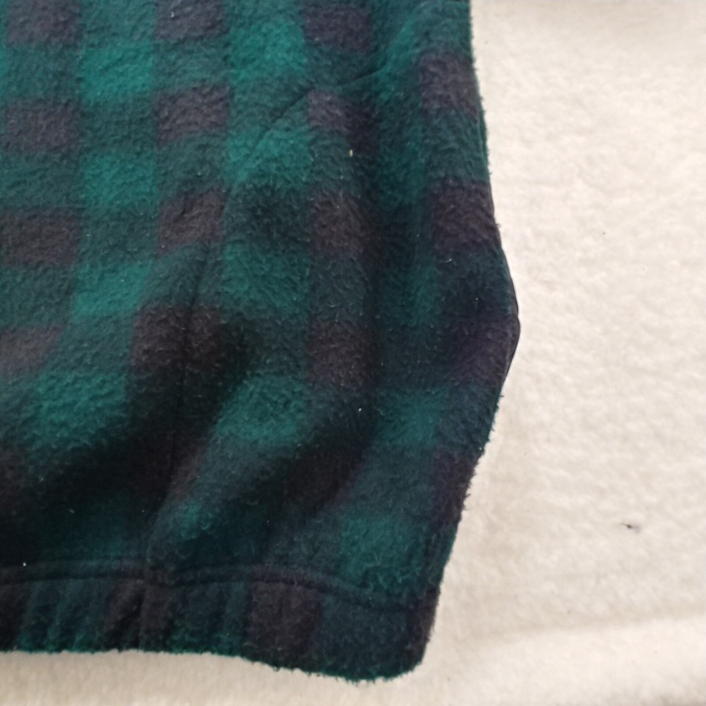 Bugle Boy Green 1/4 Zip Pullover Fleece Jacket Sweatshirt Men's Size Large - Picture 4 of 8